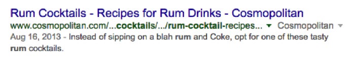 Rum Cocktails search results
